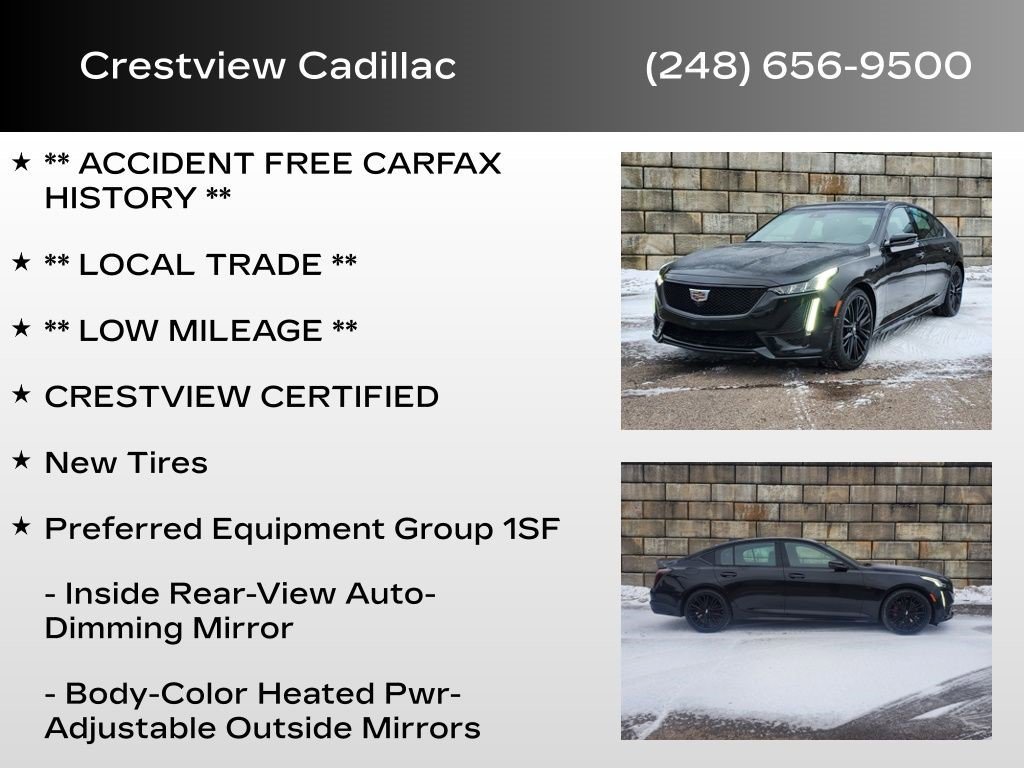 Certified 2022 Cadillac CT5 V w/ Premium Package image 6