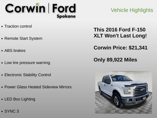 Used 2016 Ford F150 XLT w/ Equipment Group 302A Luxury image 30