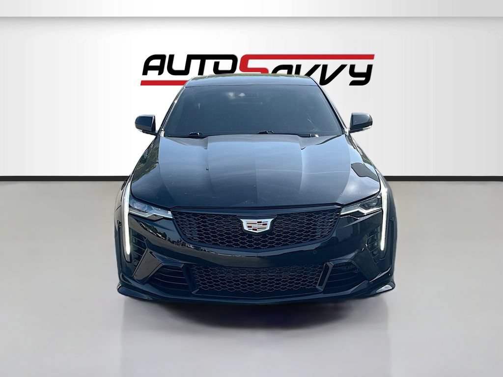 Used 2022 Cadillac CT4 V Blackwing w/ Carbon Fiber 1 Package RWD image 2