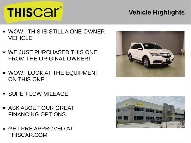 Used 2016 Acura MDX w/ Technology Package FWD image 9