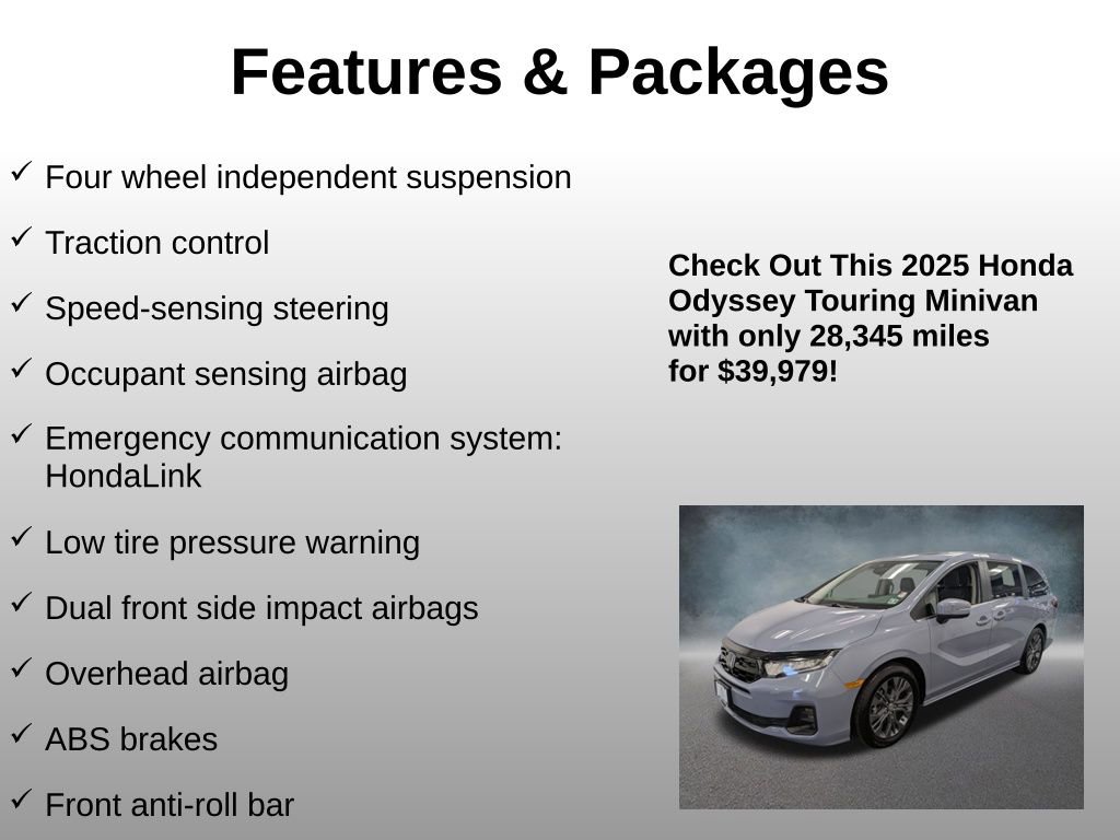 Certified 2025 Honda Odyssey Touring image 16