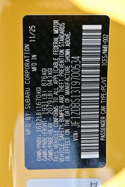 New 2026 Subaru BRZ tS image 18