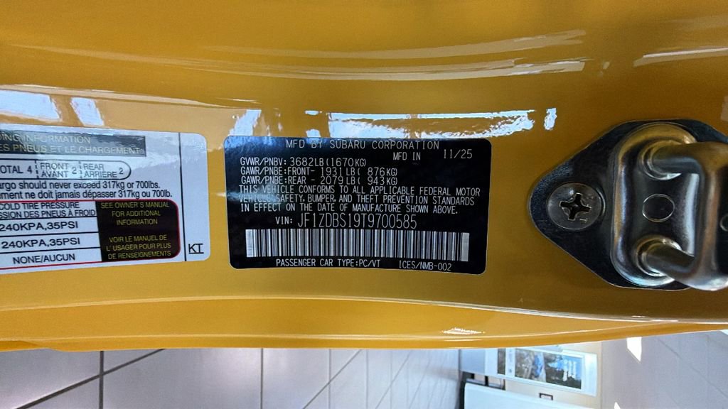 Used 2026 Subaru BRZ Series.Yellow image 29