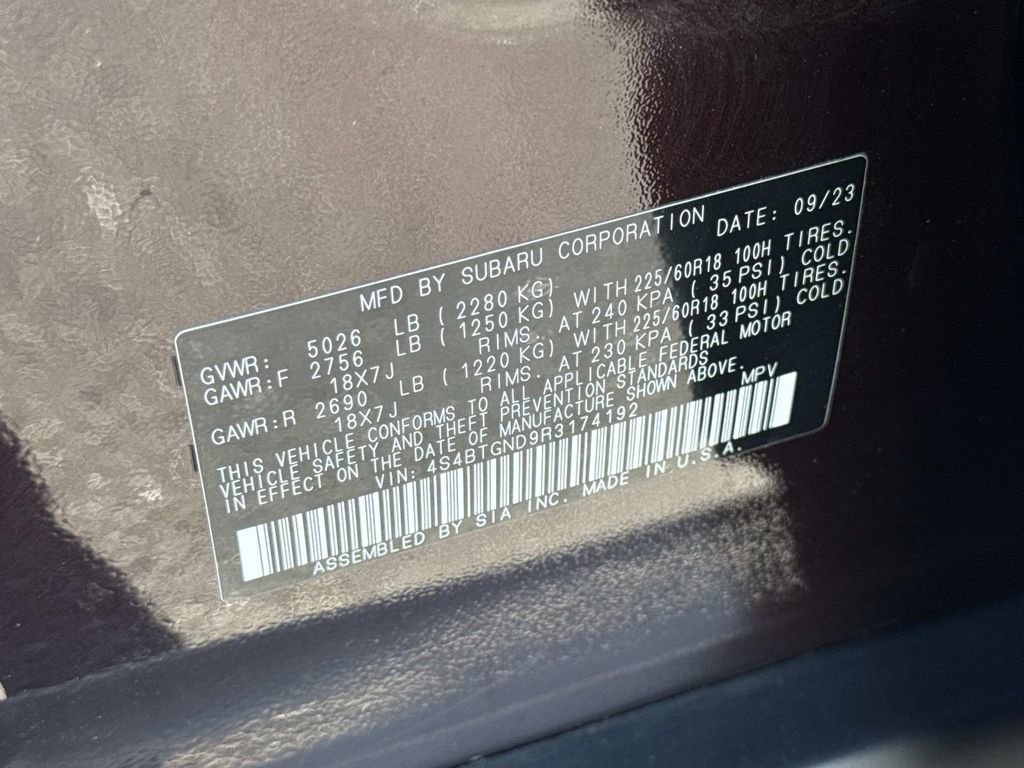 Used 2024 Subaru Outback Limited XT AWD/4WD image 30