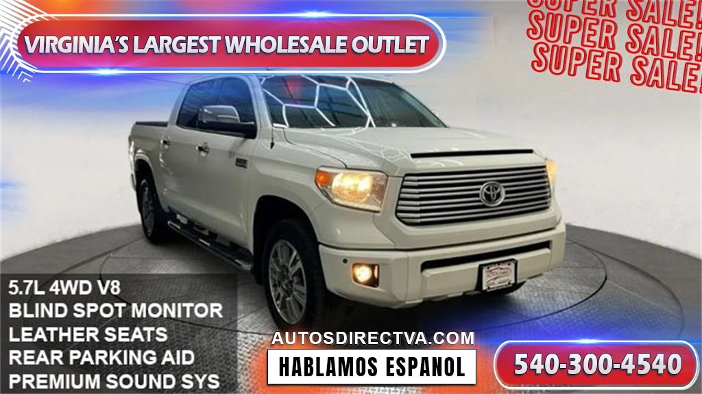 Used 2017 Toyota Tundra Platinum image 1
