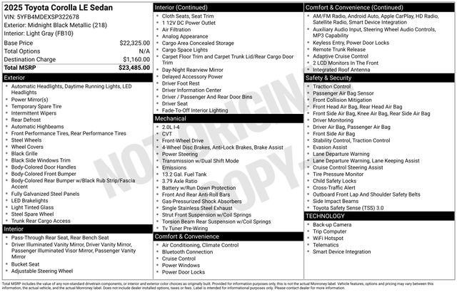Used 2025 Toyota Corolla LE image 19