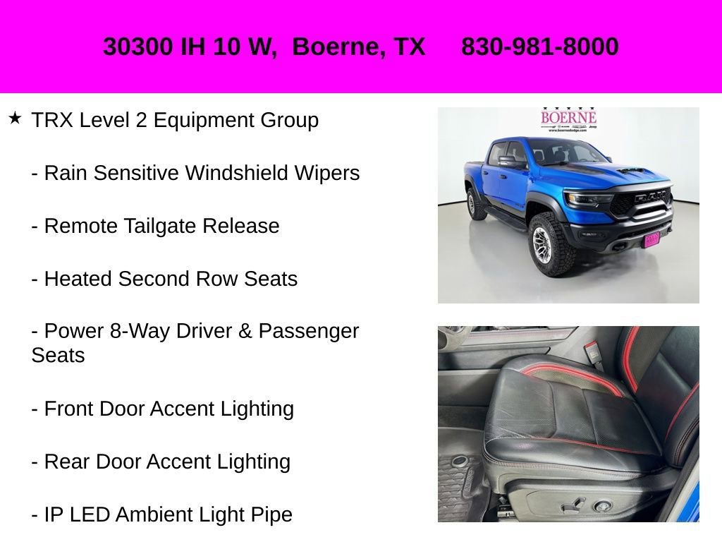 Used 2023 RAM 1500 TRX w/ TRX Level 2 Equipment Group AWD/4WD image 33