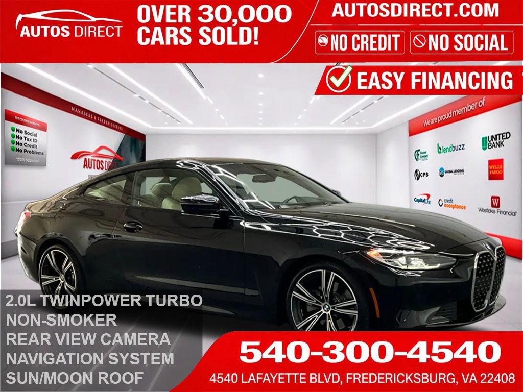 Used 2021 BMW 430i Coupe w/ Convenience Package RWD image 1