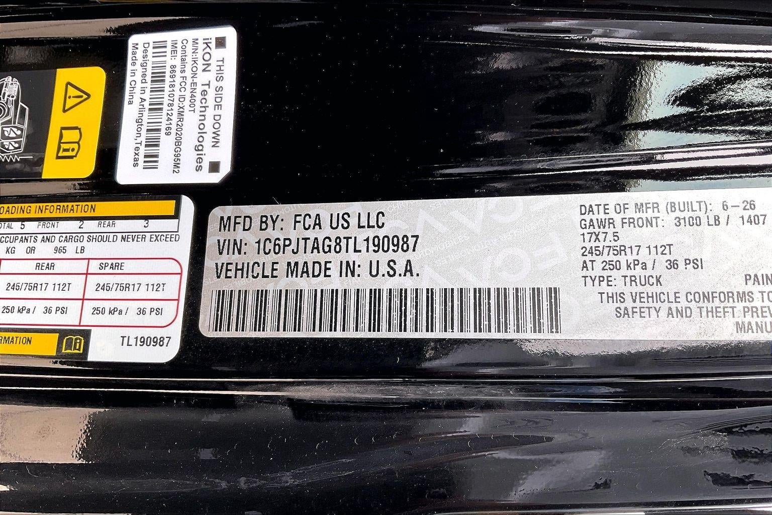 New 2026 Jeep Gladiator Sport AWD/4WD image 12