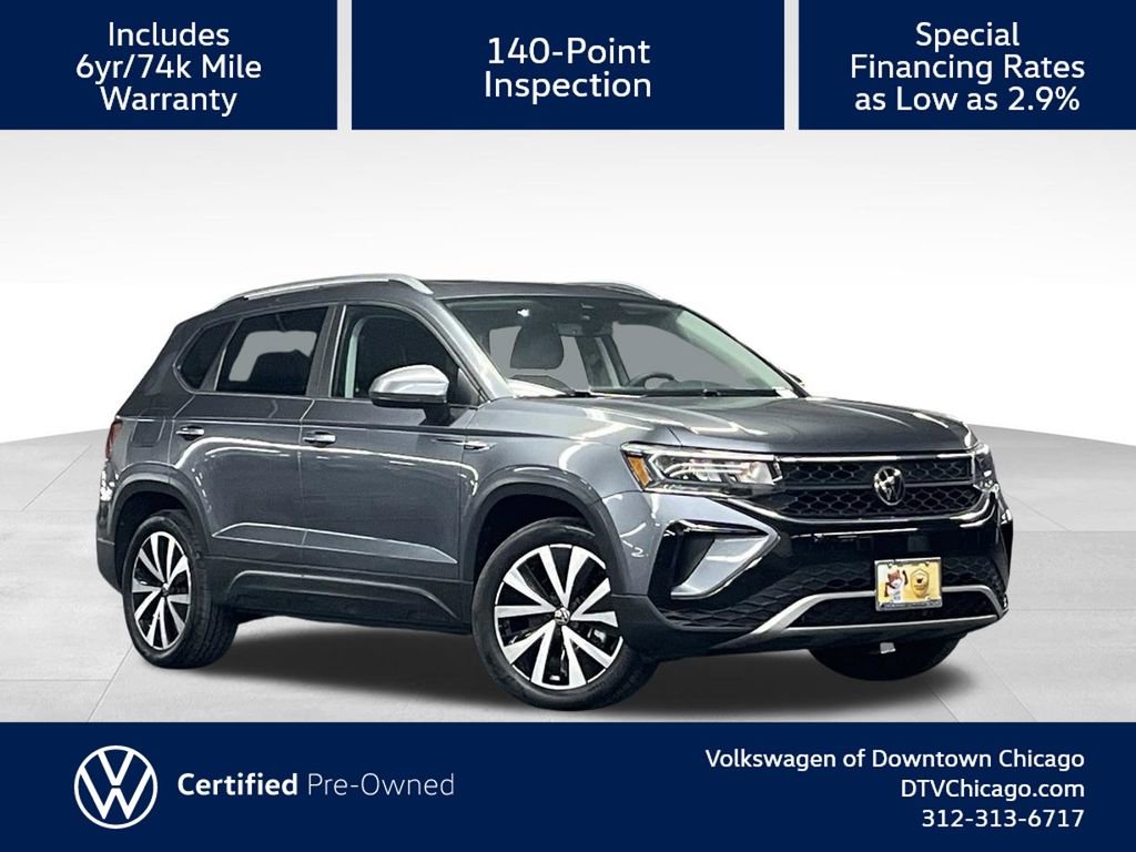 Used 2023 Volkswagen Taos SE w/ Panoramic Sunroof Package