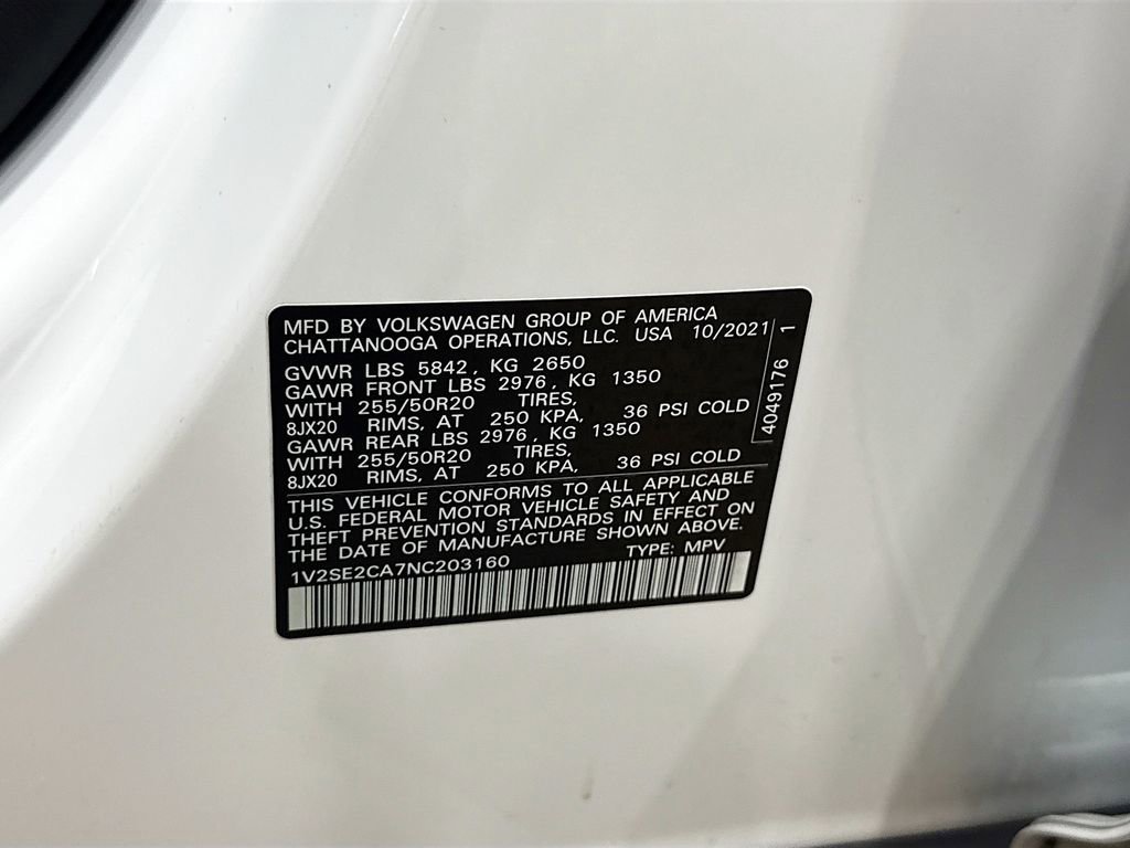 Used 2022 Volkswagen Atlas Cross Sport SEL R-Line image 22