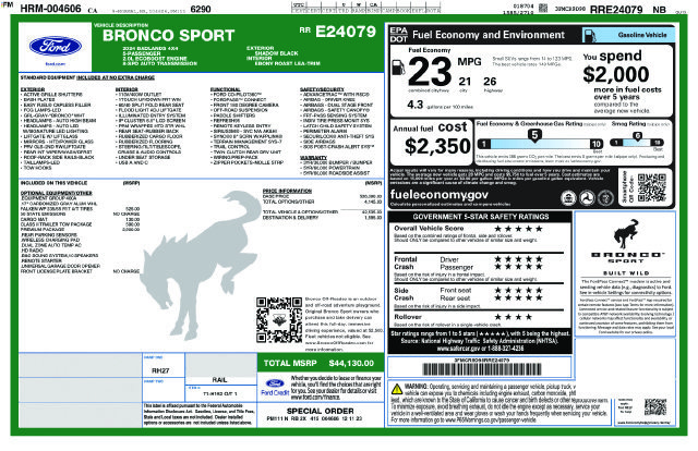 Used 2024 Ford Bronco Sport Badlands w/ Premium Package AWD/4WD image 34
