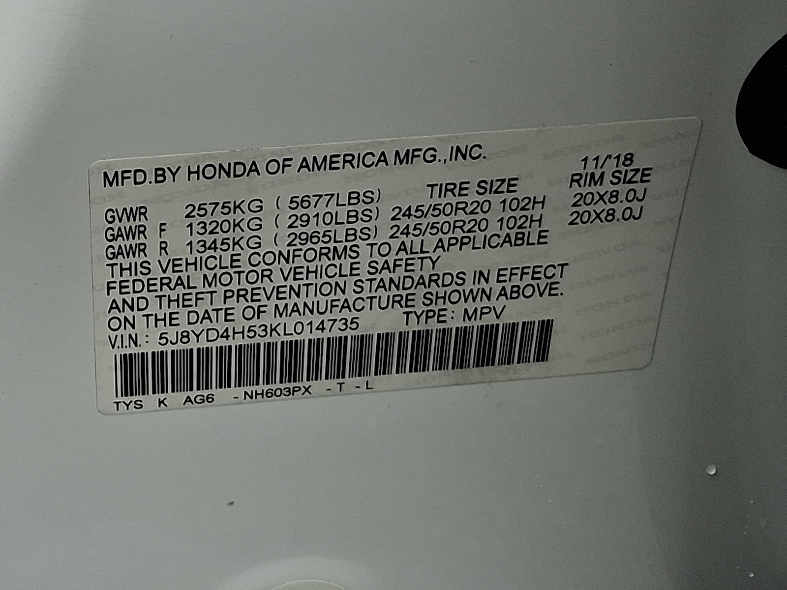 Certified 2019 Acura MDX w/ Technology Package AWD/4WD image 27