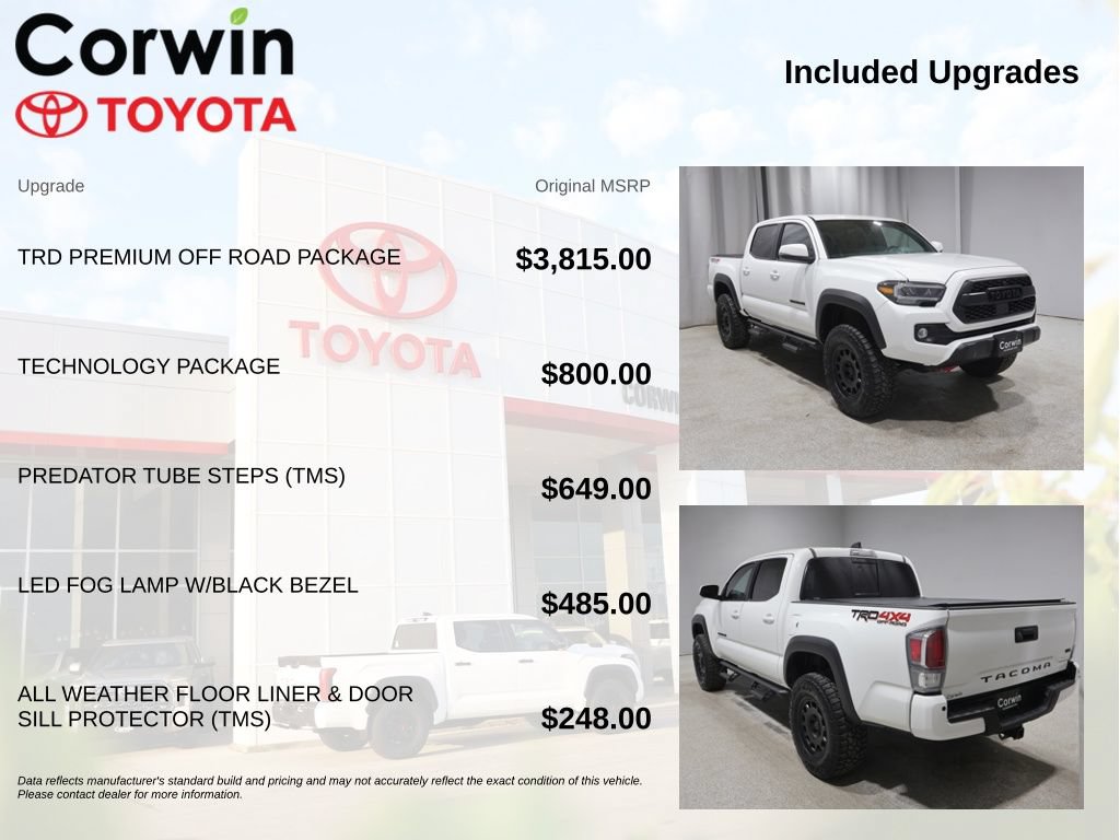 Used 2022 Toyota Tacoma TRD Off-Road w/ TRD Premium Off Road Package AWD/4WD image 4