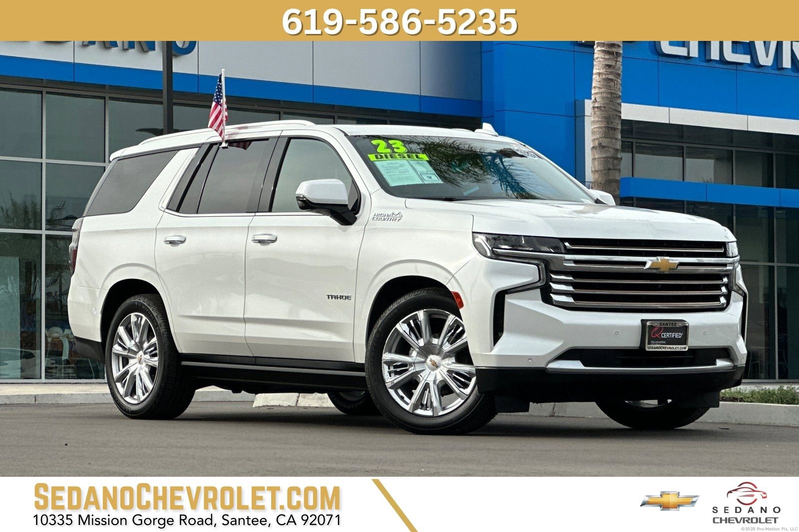 Used 2023 Chevrolet Tahoe High Country image 1