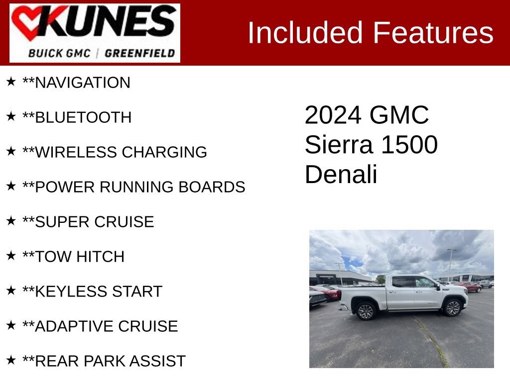 Used 2024 GMC Sierra 1500 Denali AWD/4WD image 3