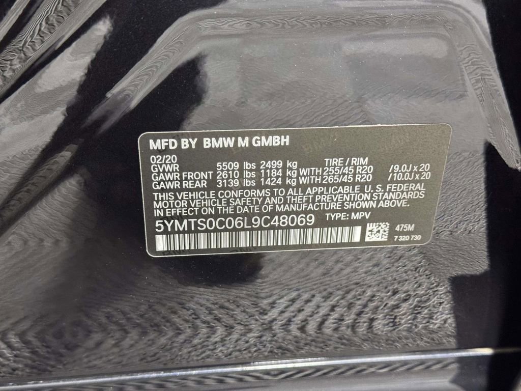 Used 2020 BMW X3 M w/ Executive Package AWD/4WD image 16