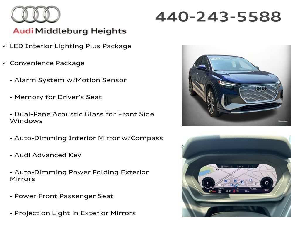 Used 2023 Audi Q4 e-tron Prestige AWD/4WD image 6