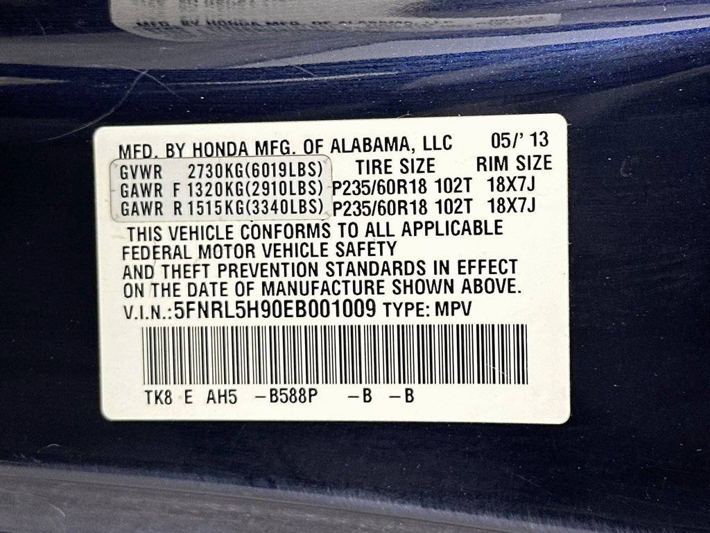 Used 2014 Honda Odyssey Touring image 36