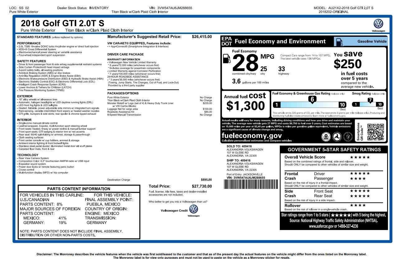 Used 2018 Volkswagen GTI S image 2