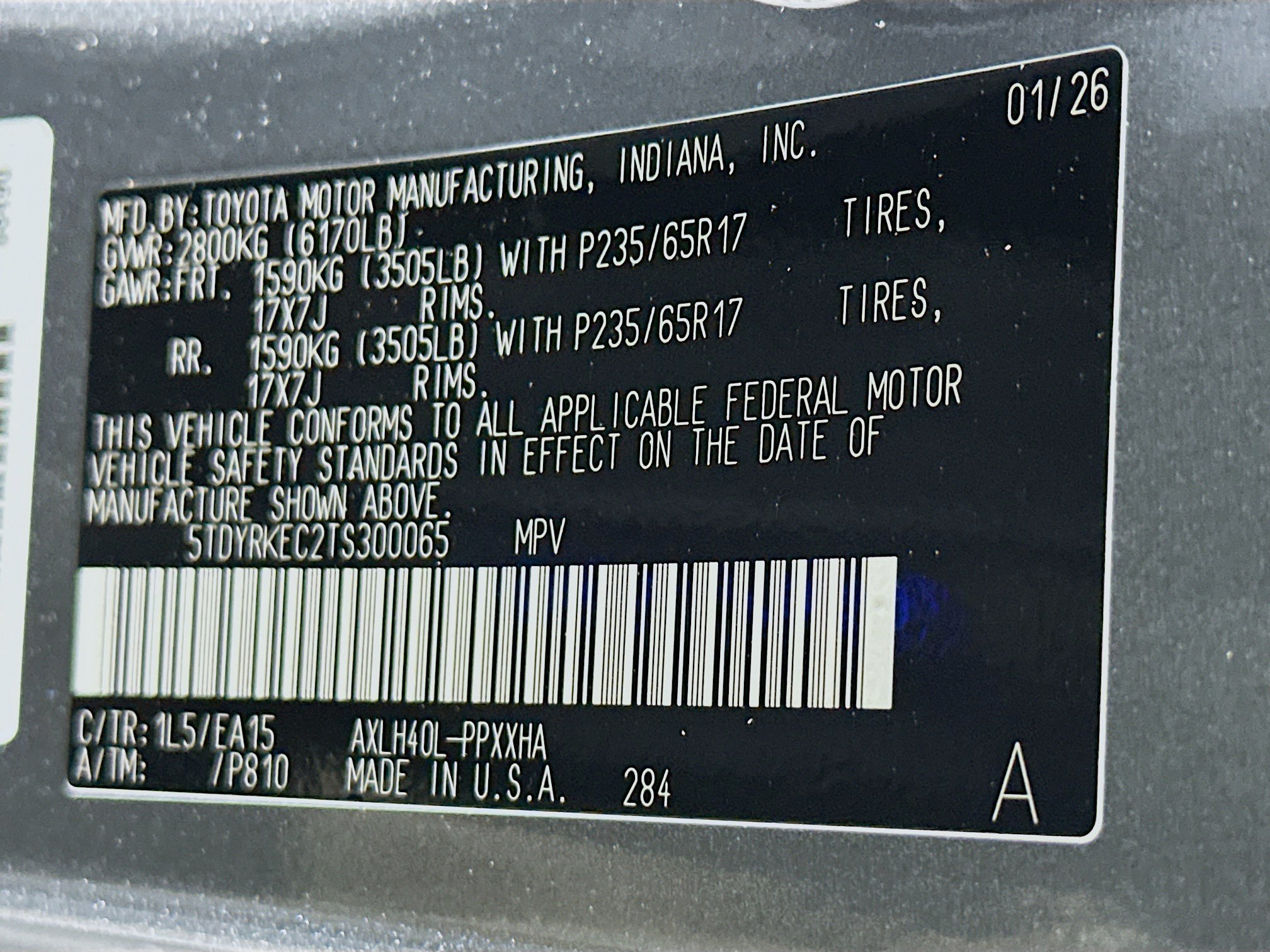 Used 2026 Toyota Sienna XLE FWD image 12