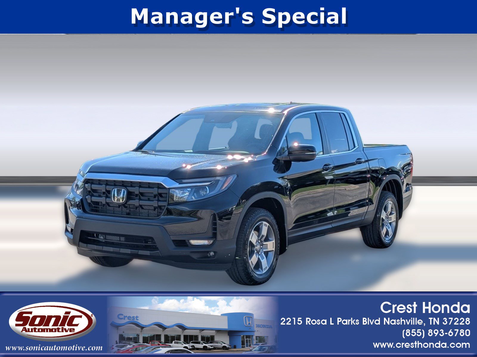 New 2026 Honda Ridgeline RTL image 1