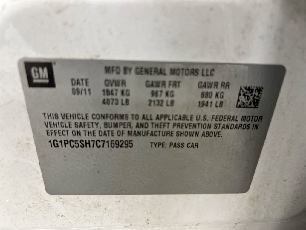 Used 2012 Chevrolet Cruze LS w/ Connectivity Package FWD image 25