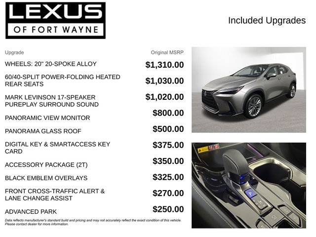 New 2026 Lexus NX 350 AWD w/ Accessory Package (2T) image 4