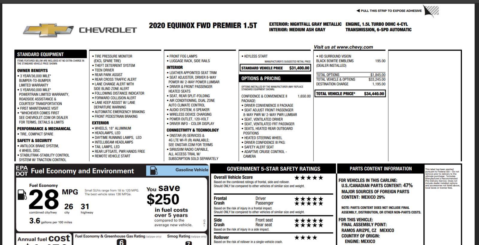 Used 2020 Chevrolet Equinox Premier image 4