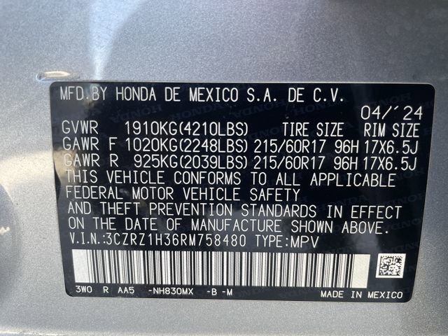 Used 2024 Honda HR-V LX image 31