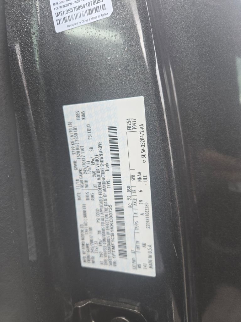 Used 2019 Ford F150 XL w/ Equipment Group 101A Mid RWD image 11