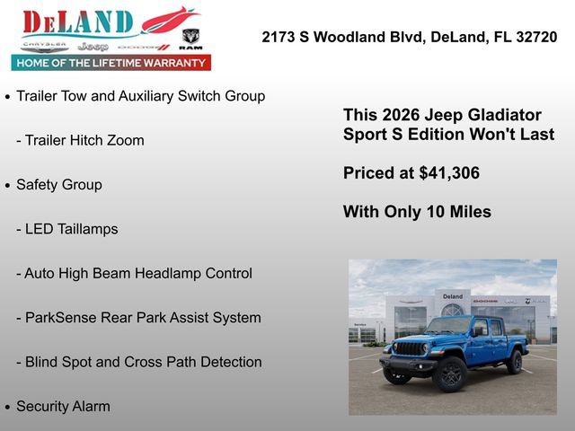 New 2026 Jeep Gladiator Sport AWD/4WD image 24