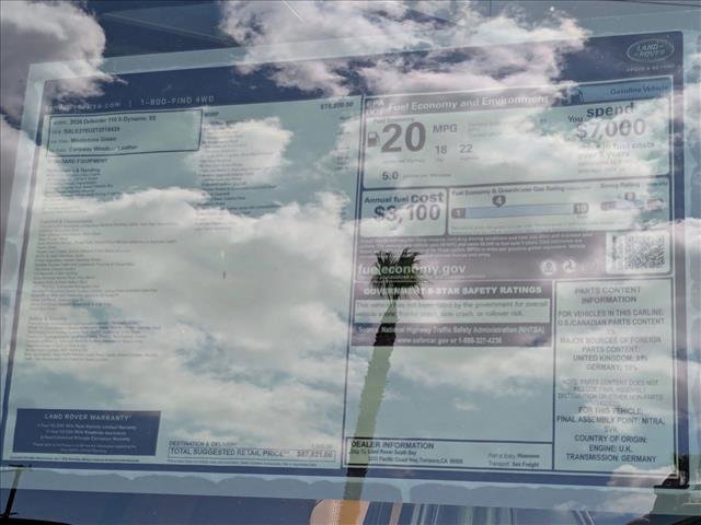 New 2026 Land Rover Defender 110 X-Dynamic SE image 19