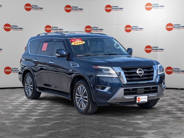 Certified 2022 Nissan Armada SL w/ Captain's Chairs Package image 3