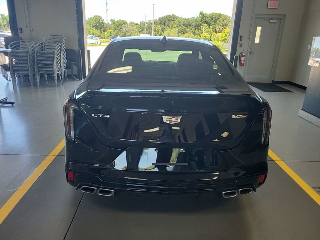 Used 2025 Cadillac CT4 V w/ LPO, Red Accent Package RWD image 3