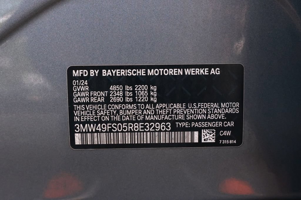 Used 2024 BMW M340i w/ Premium Package RWD image 44