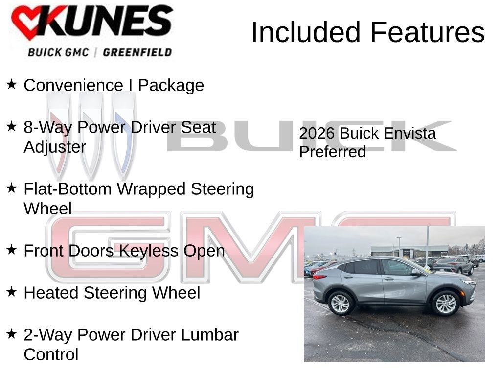 New 2026 Buick Envista Preferred w/ Convenience I Package image 3