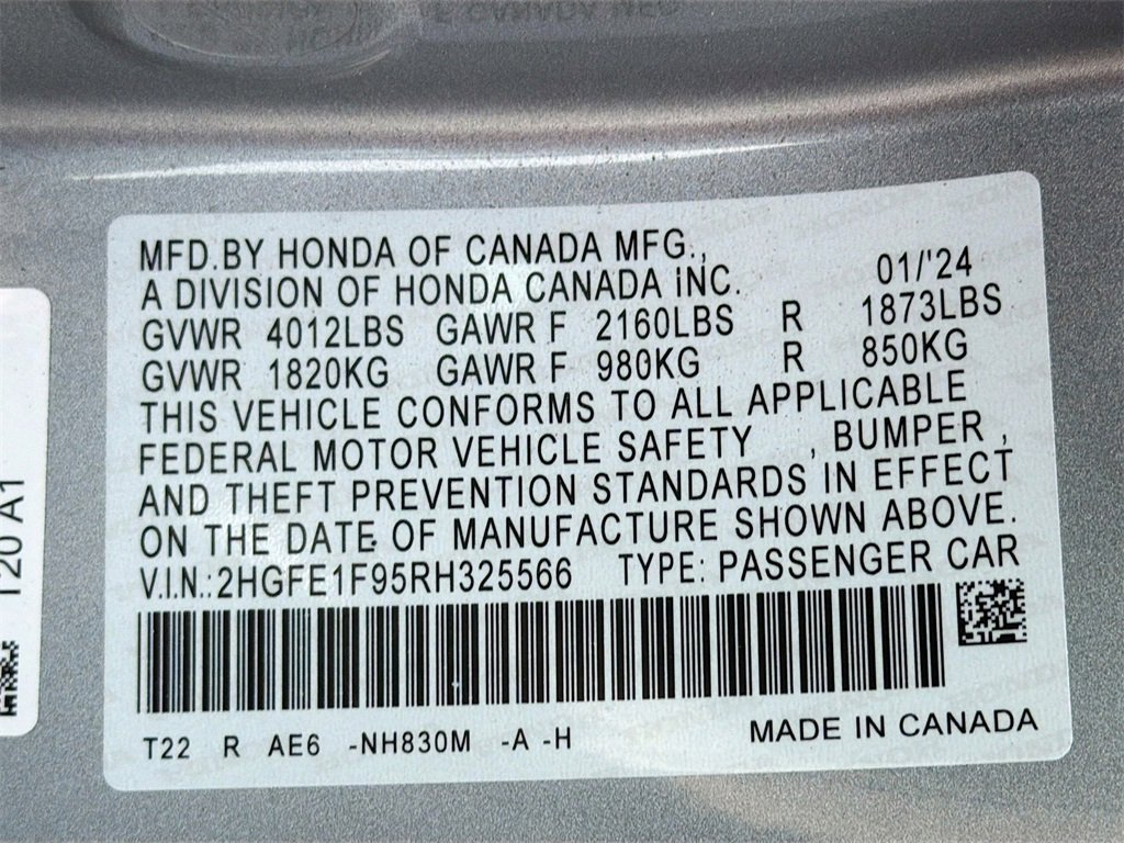 Used 2024 Honda Civic Touring image 32