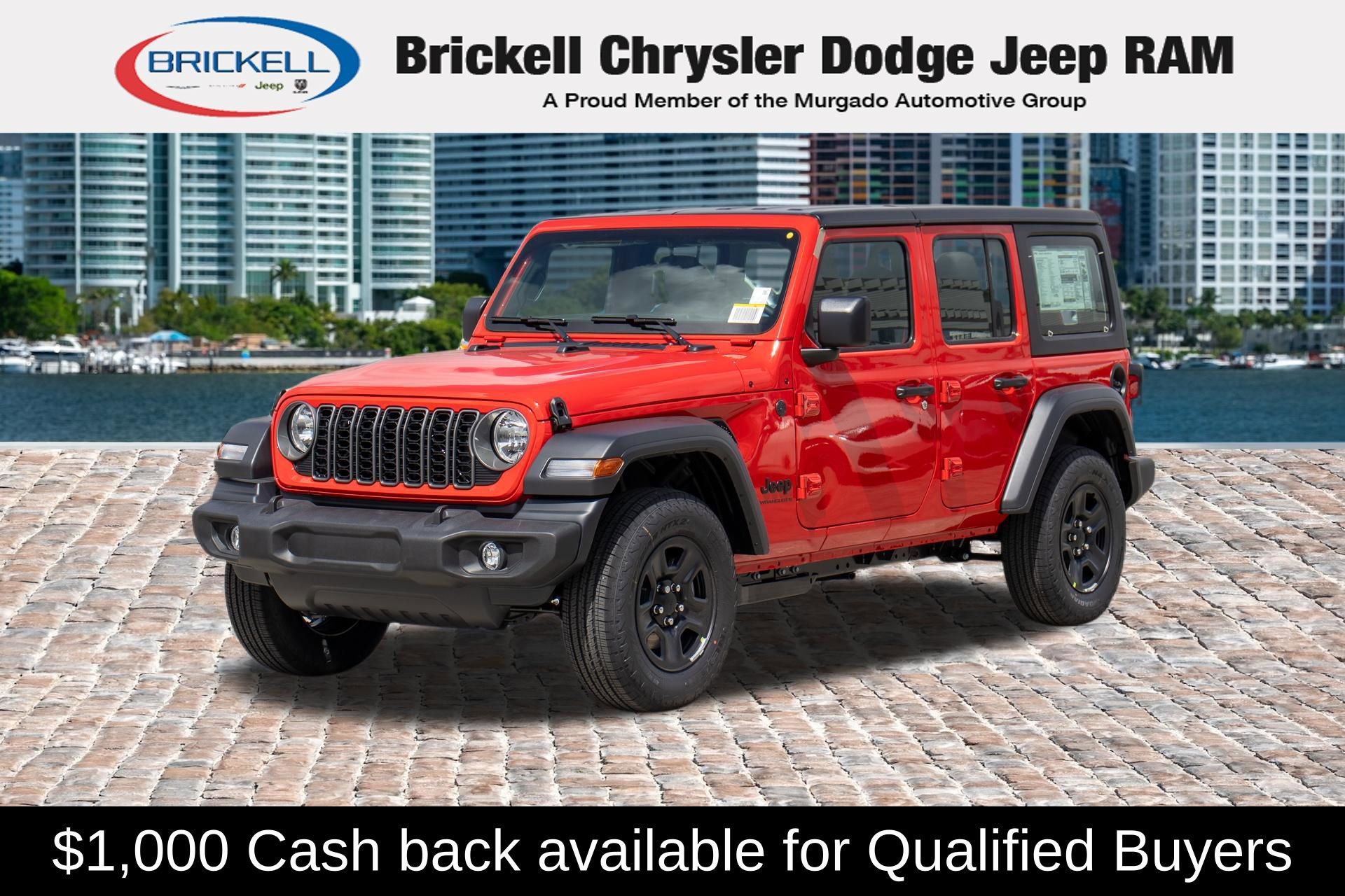 New 2026 Jeep Wrangler Unlimited Sport AWD/4WD image 1