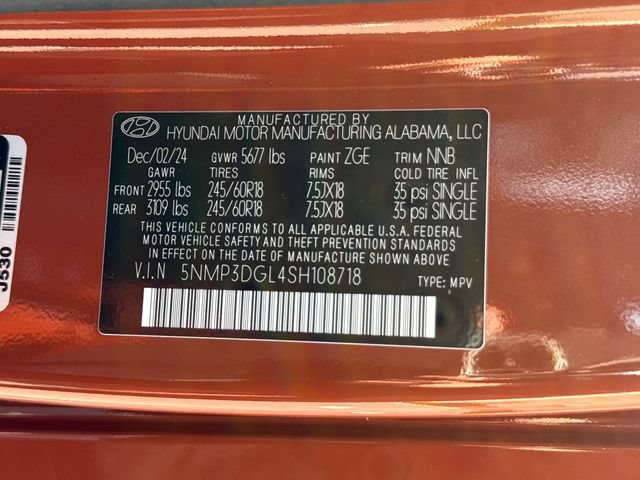 Certified 2025 Hyundai Santa Fe XRT AWD/4WD image 30