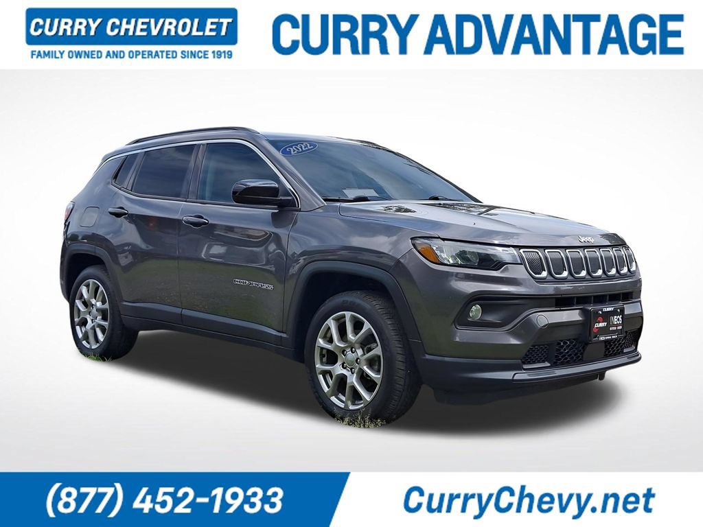 Used 2022 Jeep Compass Latitude w/ Sun and Sound Group AWD/4WD 360° Tour