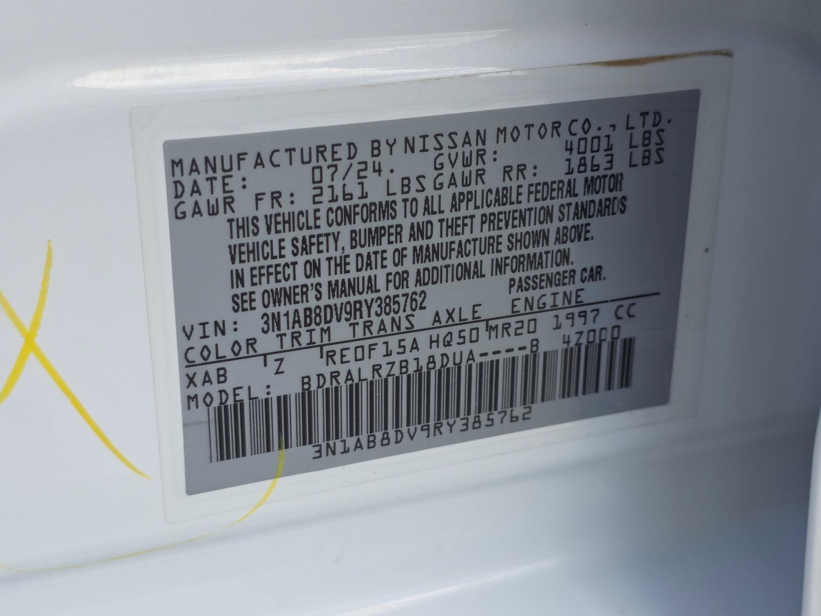 Used 2024 Nissan Sentra SR FWD image 20