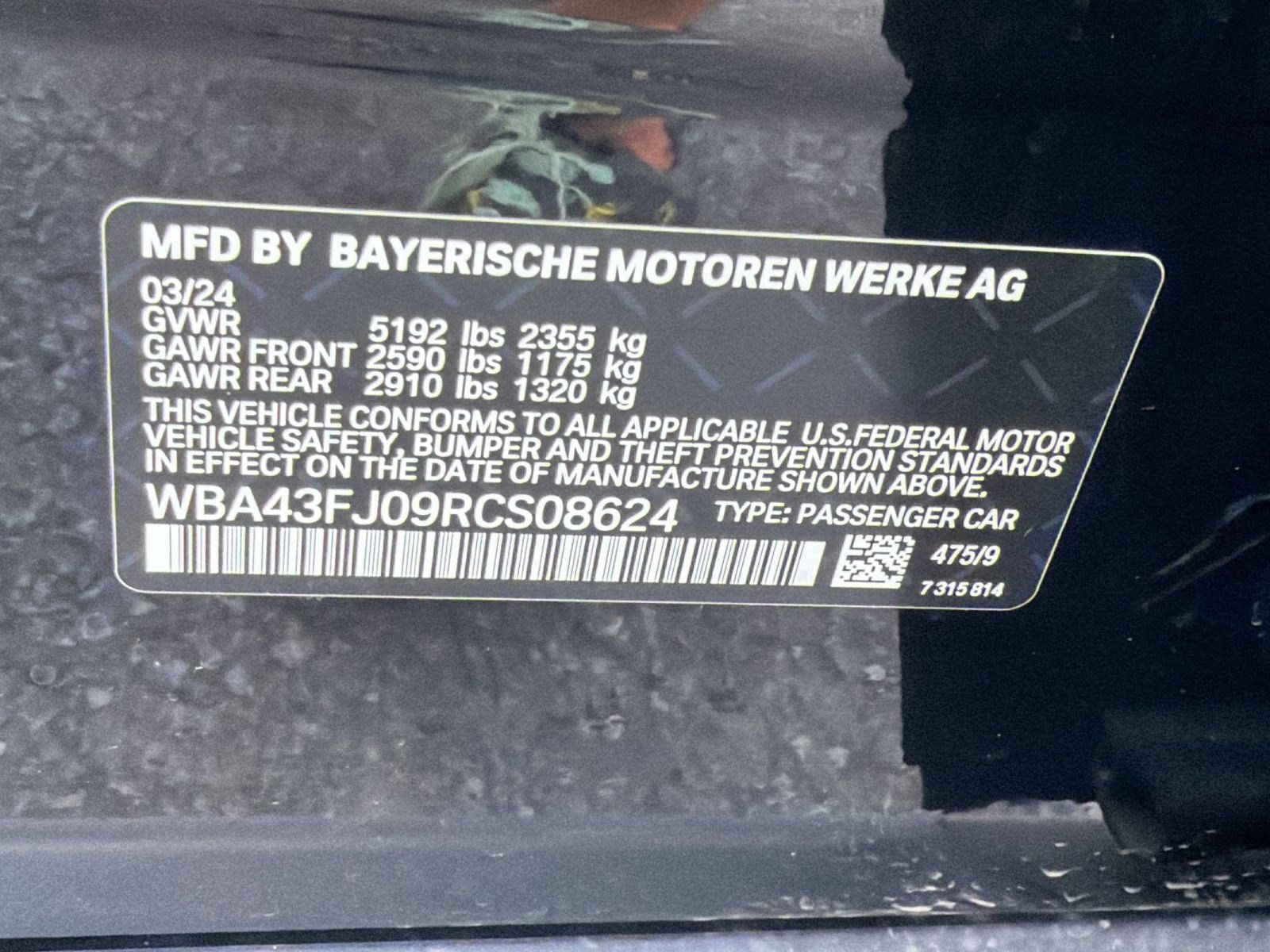 Used 2024 BMW 530i w/ Premium Package RWD image 23