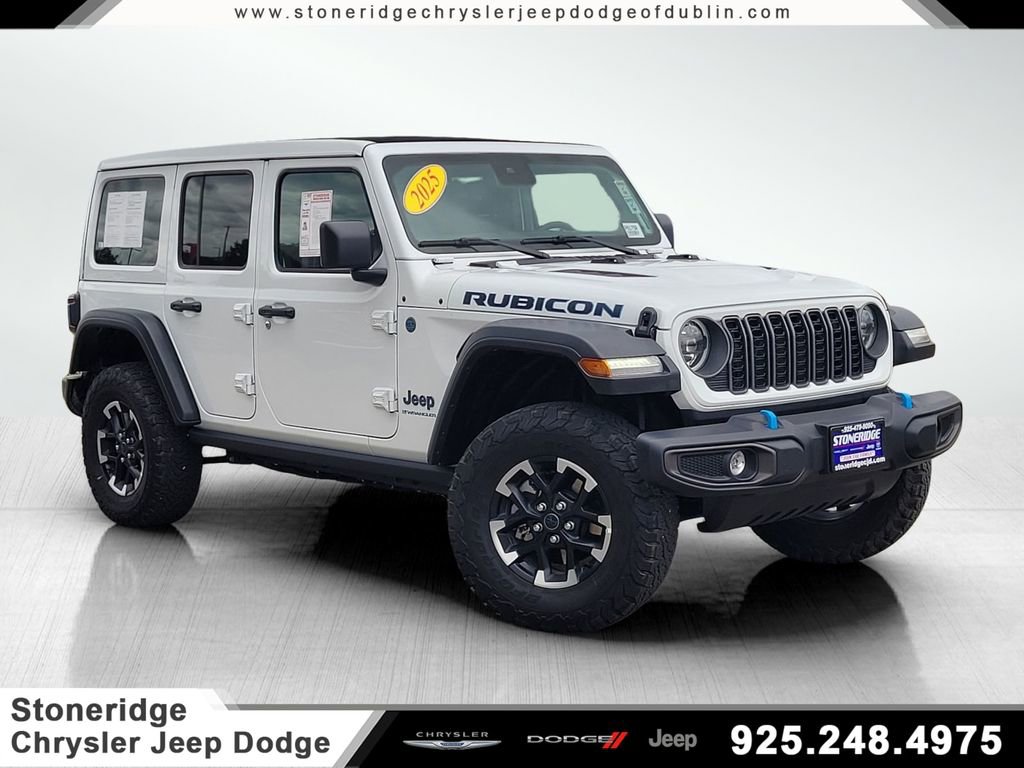 Used 2025 Jeep Wrangler Unlimited Rubicon 4xe w/ Safety Group AWD/4WD image 1