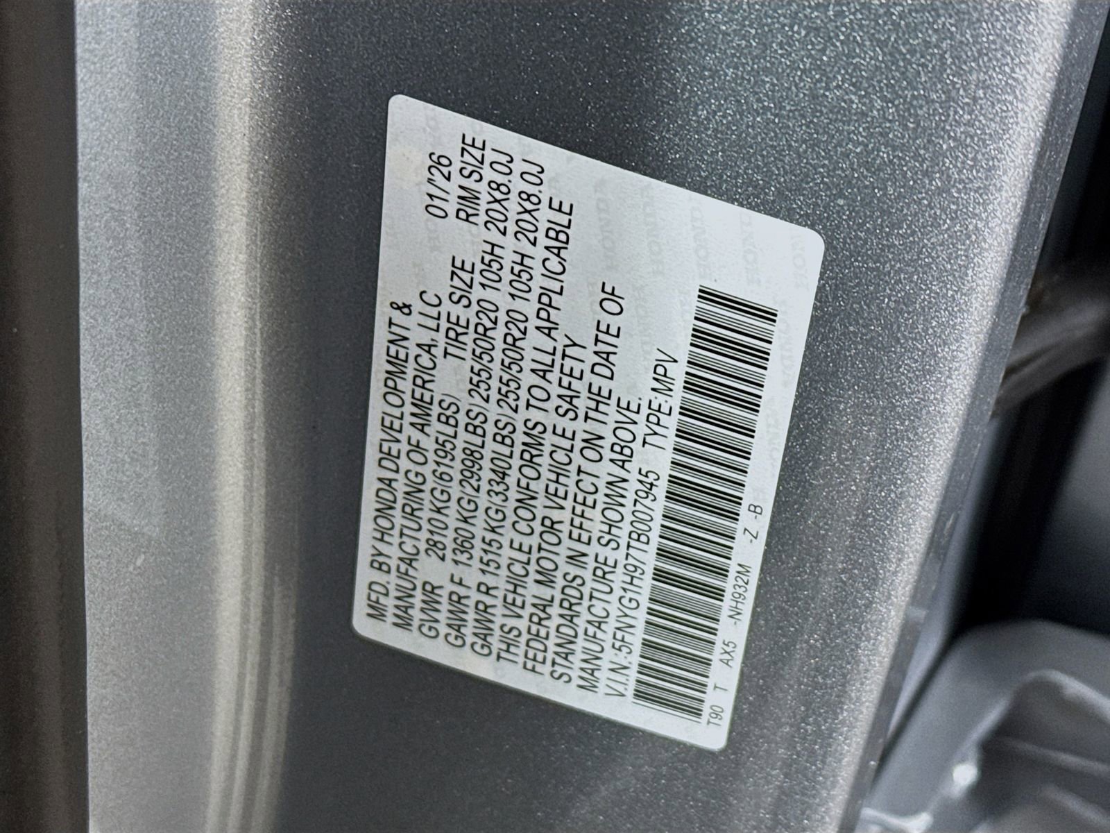 Used 2026 Honda Pilot Black Edition image 26