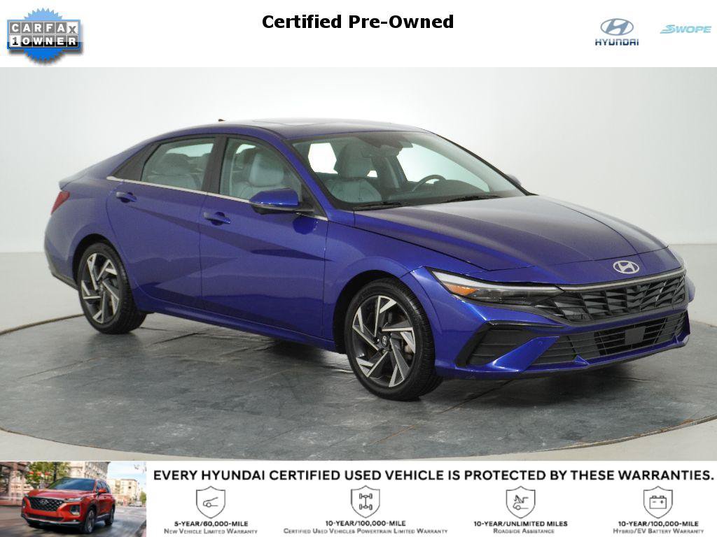 Certified 2024 Hyundai Elantra Limited FWD image 1