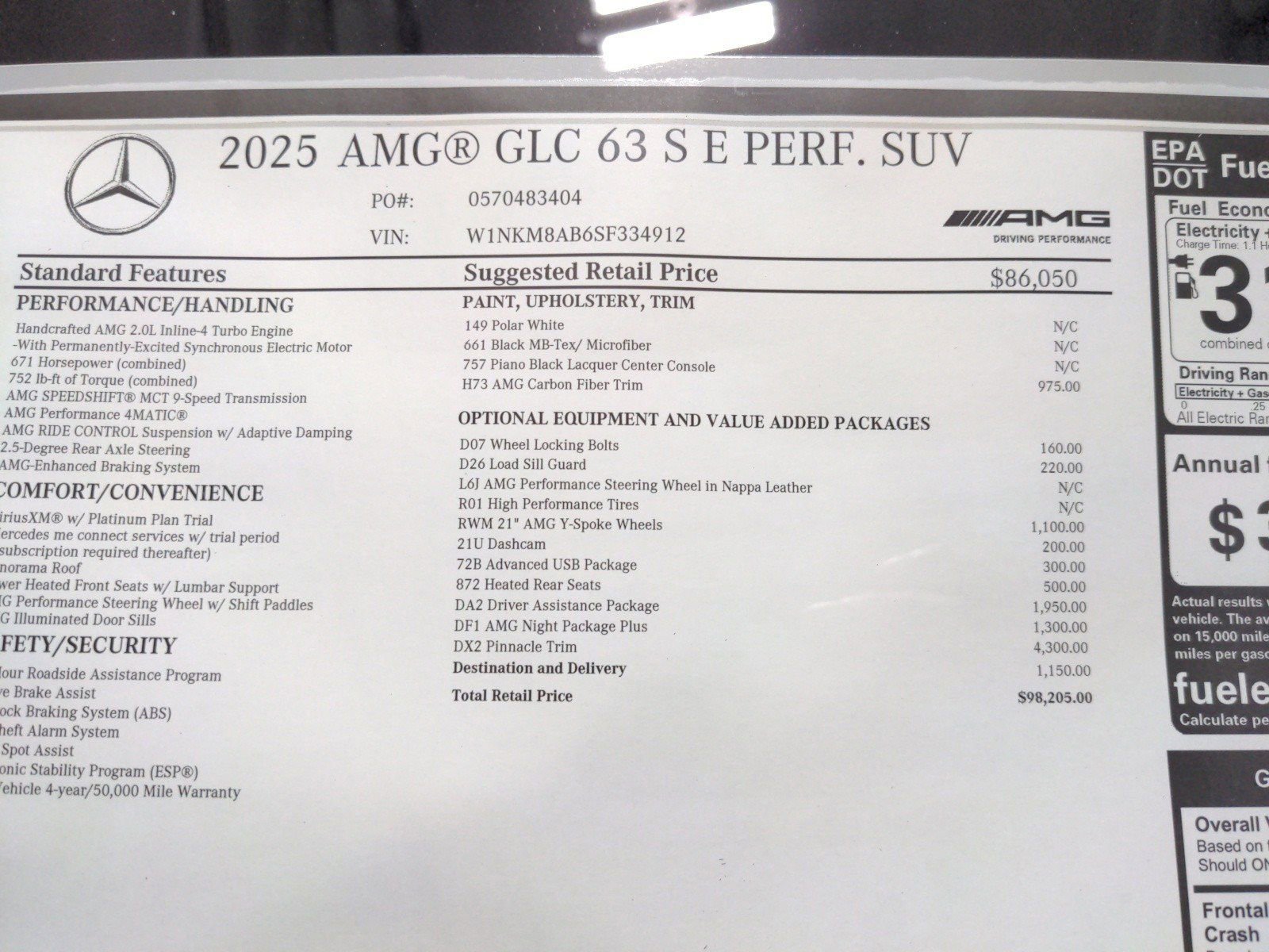 New 2025 Mercedes-Benz GLC 63 AMG S image 26