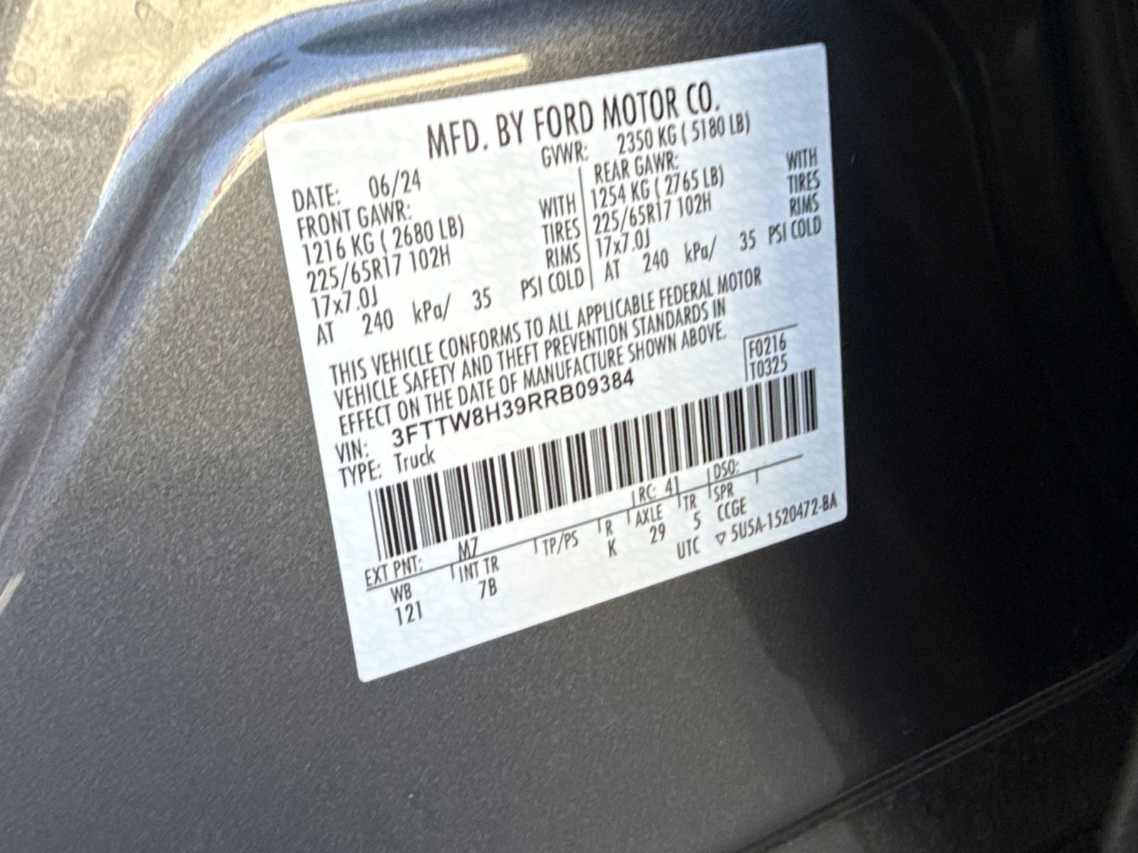 Certified 2024 Ford Maverick XLT image 30