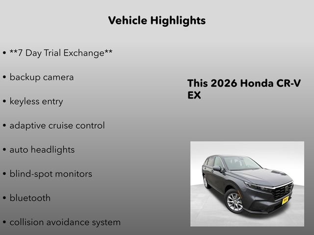 New 2026 Honda CR-V EX image 5