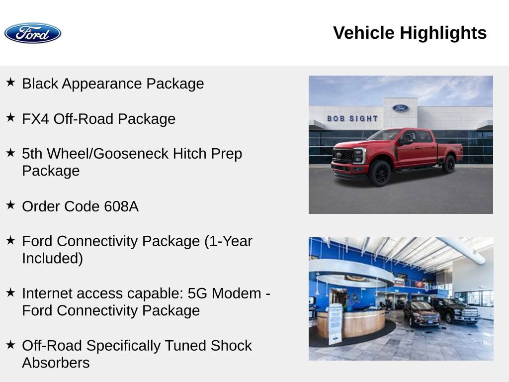 New 2026 Ford F250 Lariat w/ Black Appearance Package image 2